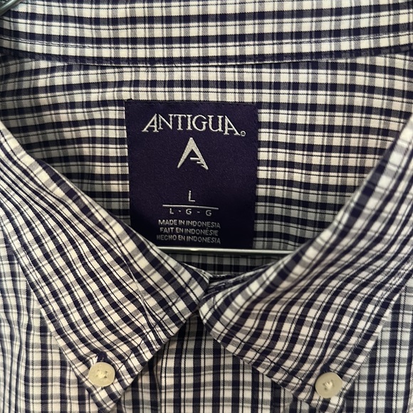 Kansas State Wildcats Antigua Structure Woven Button-Up Long Sleeve Shirt - Picture 3 of 4